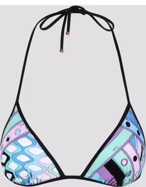 Pucci Vivara-print Bikini Top