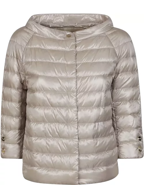 Herno Cropped Sleeve Down Jacket