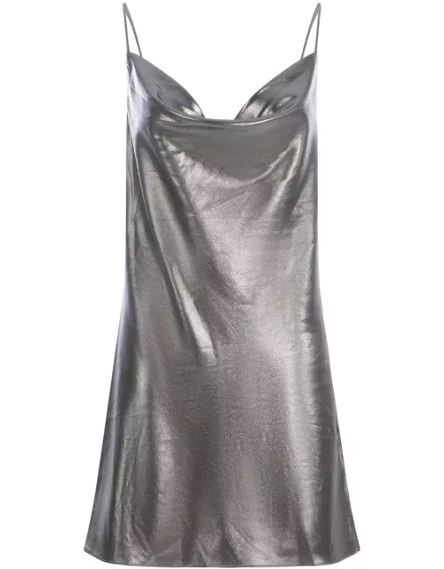 Rotate by Birger Christensen Mini Dress Rotate Made Of Metallic Fabric