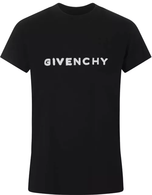 Givenchy 4g Slim T-shirt In Black Cotton