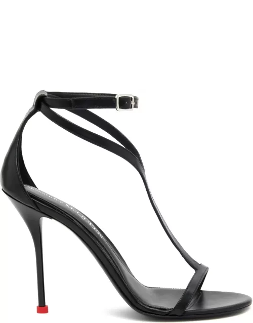 Alexander McQueen Harness Sandals In Black