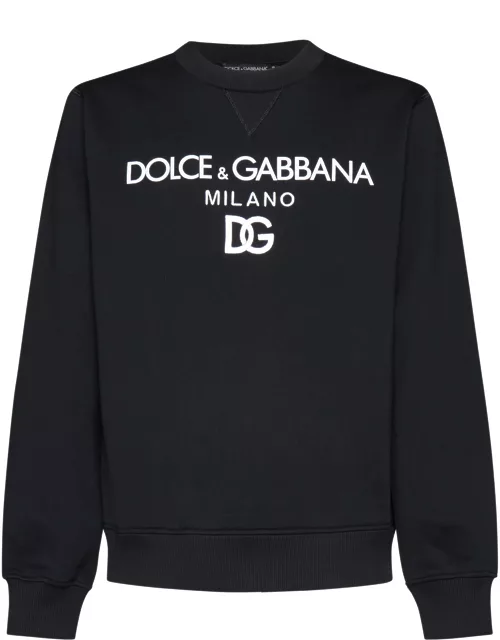 Dolce & Gabbana Cotton Sweatshirt With Logo