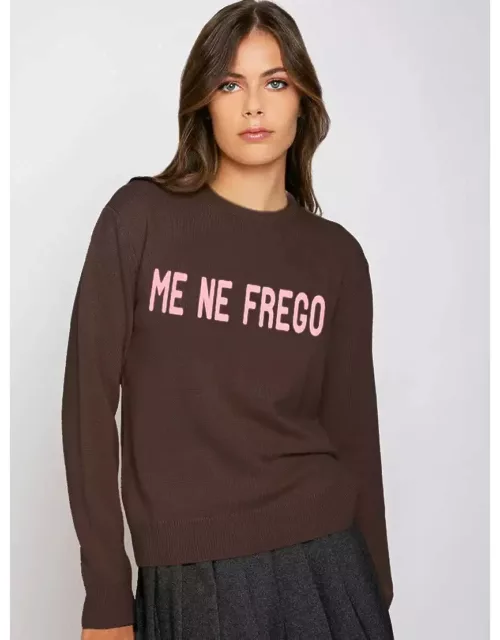 MC2 Saint Barth Woman Brushed Sweater With Me Ne Frego Print