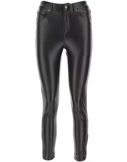 Michael Kors Black Synthetic Leather Pant