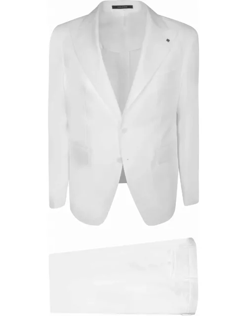 Tagliatore Vesuvio White Jacket