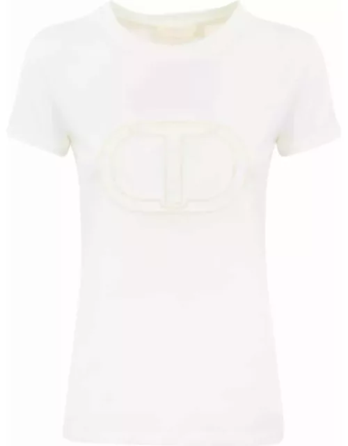 TwinSet T-shirt With Embroidered Logo