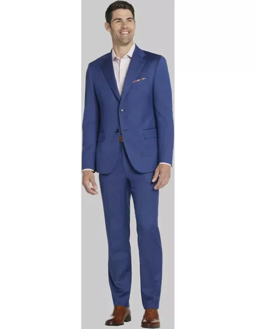 JoS. A. Bank Men's Reserve Collection Tailored Fit Suit, Bright Blue, 40 Regular