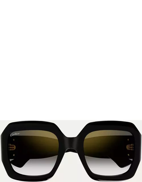 Monogram Acetate Square Sunglasse