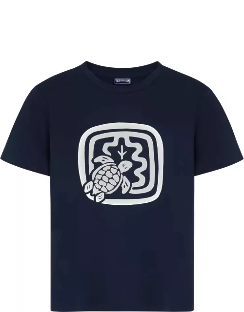 Women Organic Cotton T-shirt - Vilebrequin X Ines De La Fressange - Tee Shirt - Laora - Blue