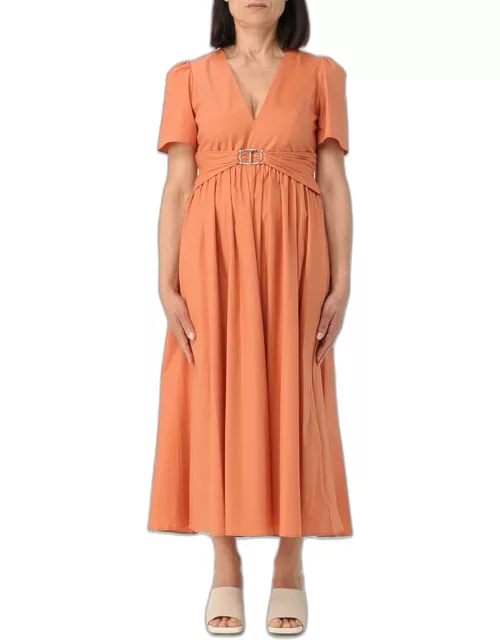 Dress TWINSET Woman colour Orange