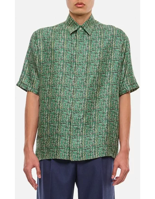 Fendi Silk Ff Shirt Green