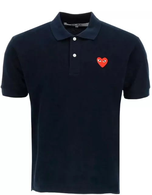 COMME DES GARCONS PLAY heart polo shirt