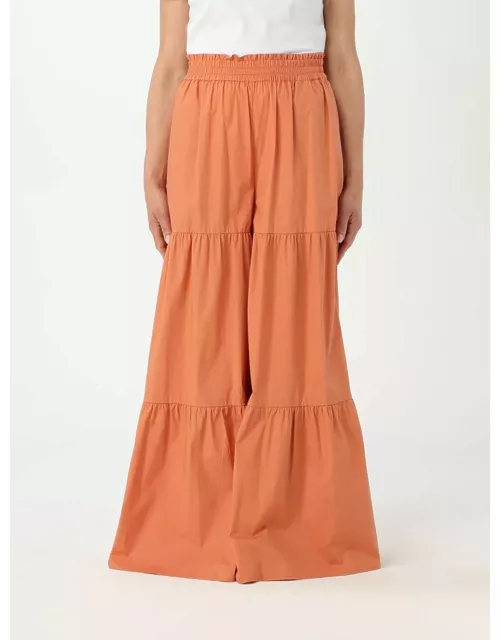 Trousers TWINSET Woman colour Orange