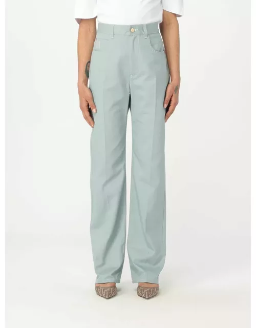 Trousers FENDI Woman colour Gnawed Blue