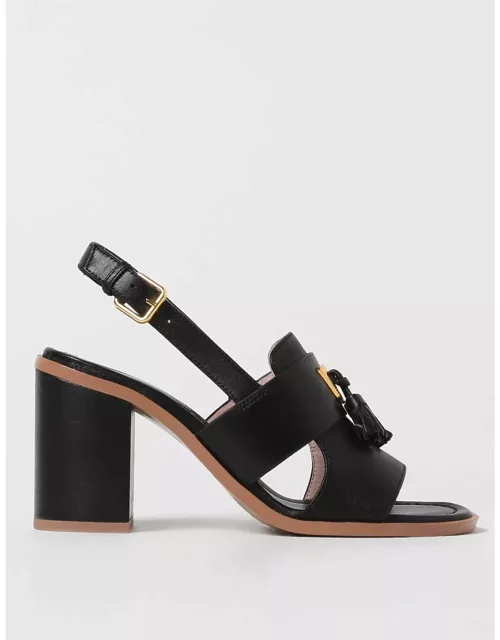 Heeled Sandals COCCINELLE Woman colour Black