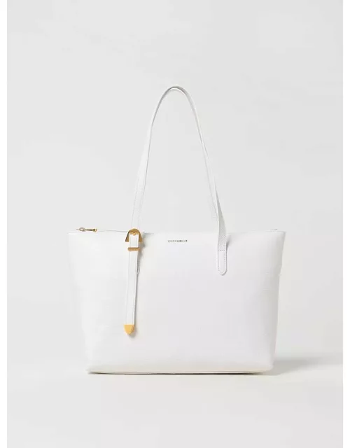 Tote Bags COCCINELLE Woman colour White