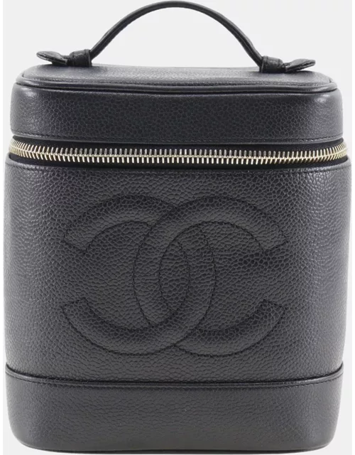 Chanel Patent Leather Vanity Case Clutch