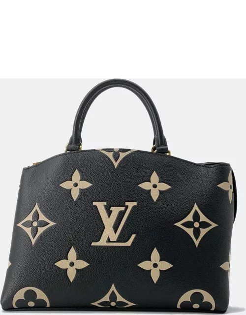 Louis Vuitton Black Monogram Giant Empreinte Leather Petit Palais Tote Bag