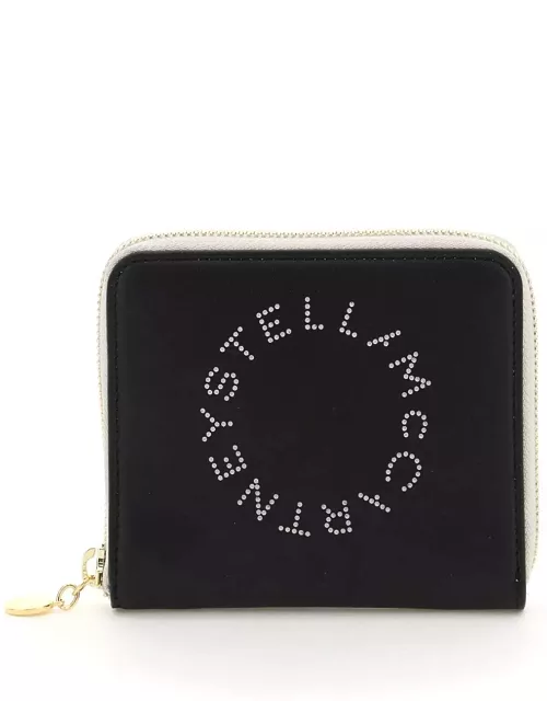 Stella McCartney Logo Perforated Zipped Wallet