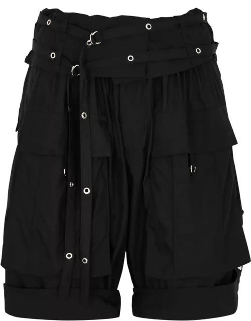 Isabel Marant Heidi Cargo Shorts - Black - 38 (UK10 / S)