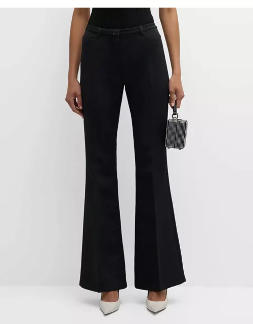 Relaxed Twill Bootcut Pant