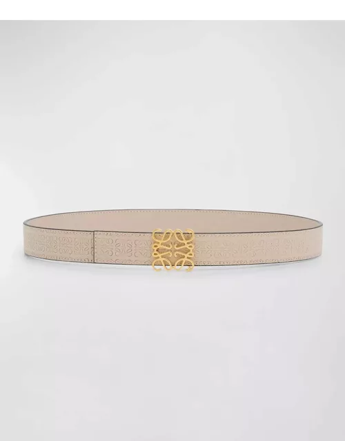 Anagram Reversible Leather Belt