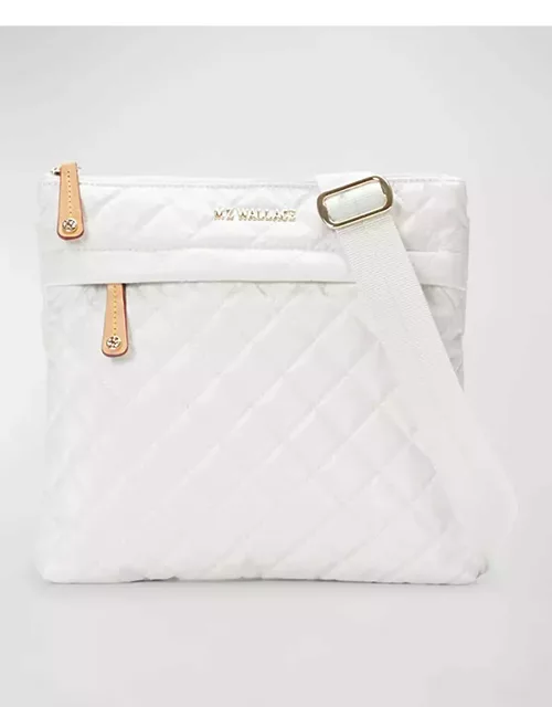 Metro Quilted Flat Crossbody Bag