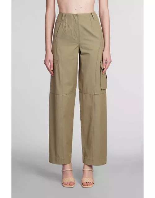 Cult Gaia Adrie Pants In Green Cotton