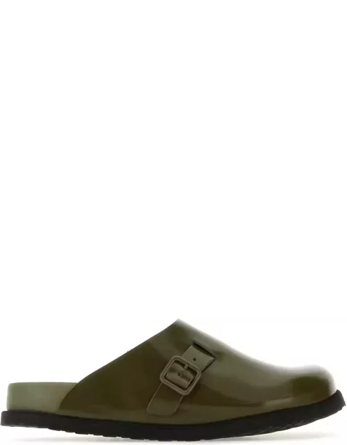 Birkenstock Army Green Leather 33 Dougal Slipper