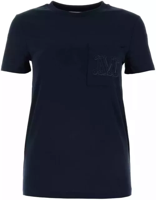 Max Mara Midnight Blue Cotton Papaia T-shirt