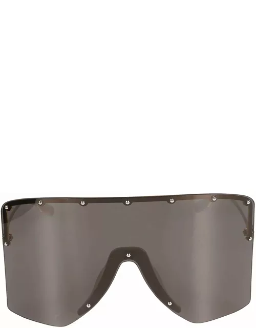 Gucci Eyewear Shield Studded Sunglasse
