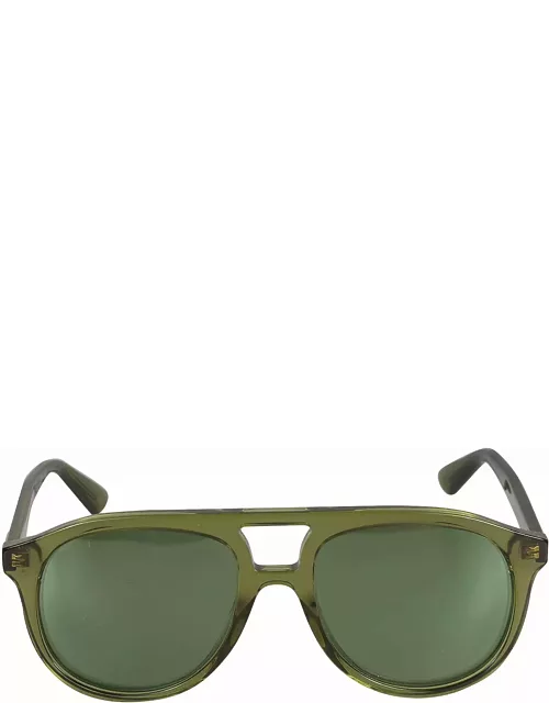 Gucci Eyewear Aviator Thick Sunglasse