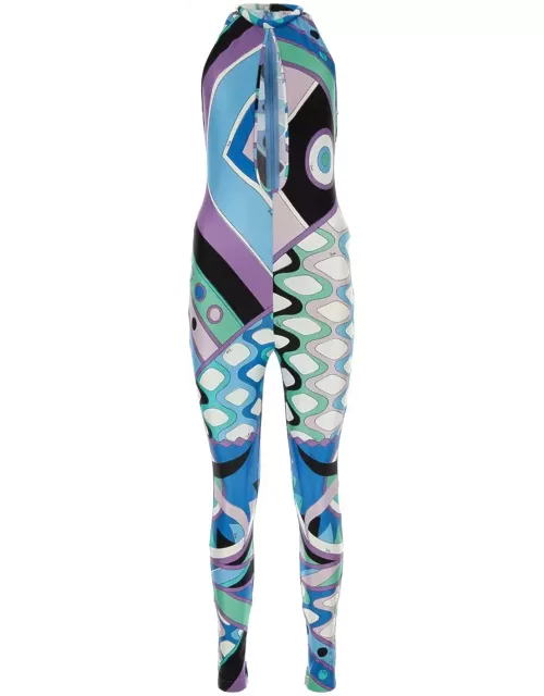 Pucci Printed Stretch Nylon Jumpsuit