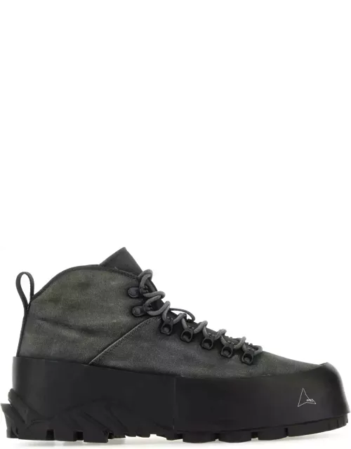ROA Black Polyester Cvo Sneaker