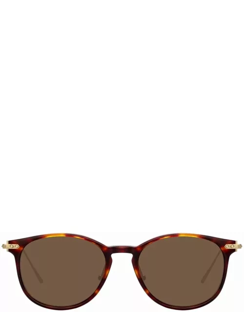 Linda Farrow Linear Fuller C9 D-Frame Sunglasse