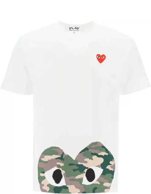 Comme des Garçons Play Camouflage Heart T-shirt
