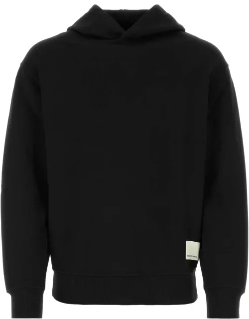 Emporio Armani Black Cotton Sweatshirt