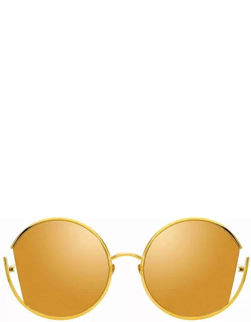 Linda Farrow Quarry C1 Round Sunglasse