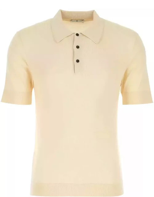 PT01 Sand Cotton Blend Polo Shirt