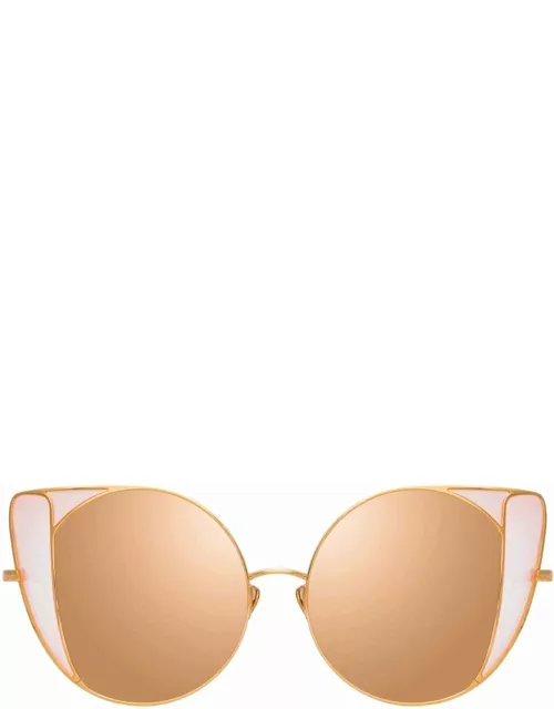 Linda Farrow Austin C6 Cat Eye Sunglasse
