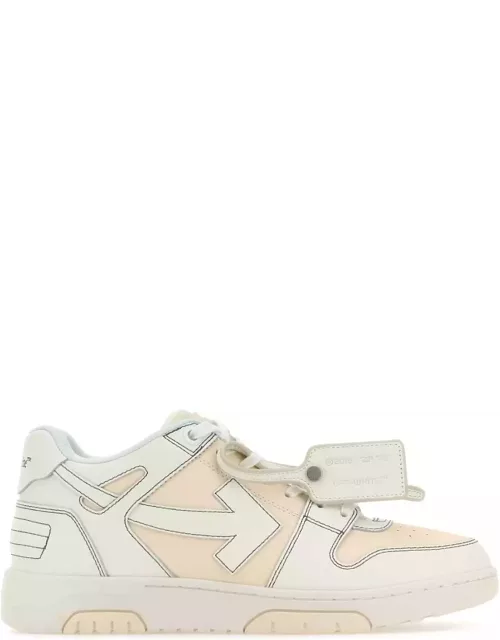 Off-White Two-tone Leather Out Of Office Sneaker