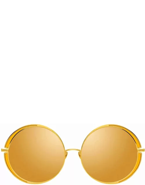 Linda Farrow Hart C5 Round Sunglasse