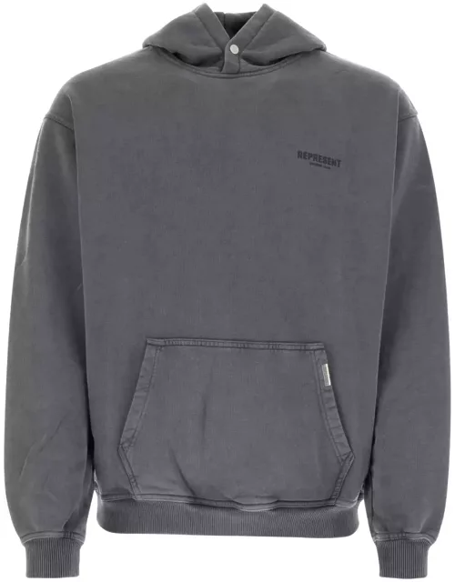 REPRESENT Charcoal Cotton Sweatshirt