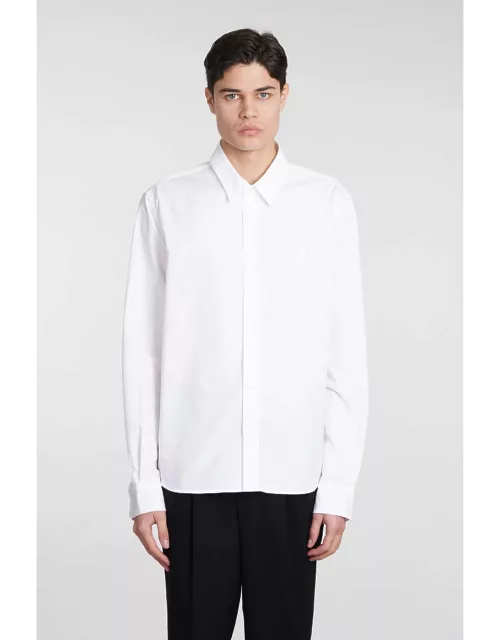 Ami Alexandre Mattiussi Shirt In White Cotton