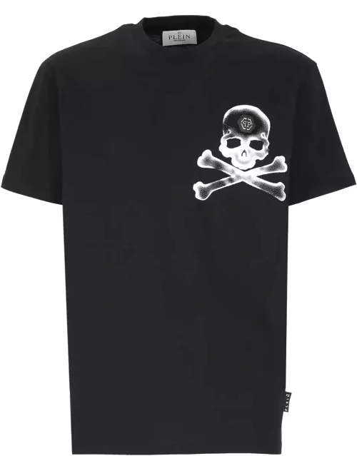 Philipp Plein Round Neck Ss Gothic Plein T-shirt