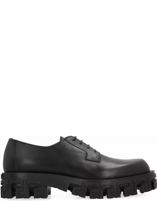 Versace Leather Lace-up Derby Shoe