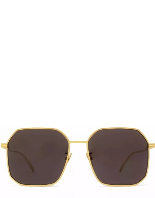 Bottega Veneta Eyewear Bv1108sa Gold Sunglasse
