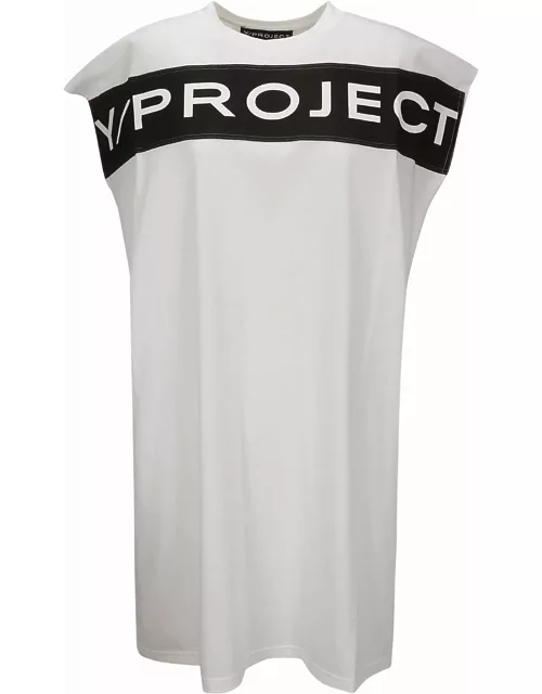 Y/Project Scrunched Logo Tank Dres