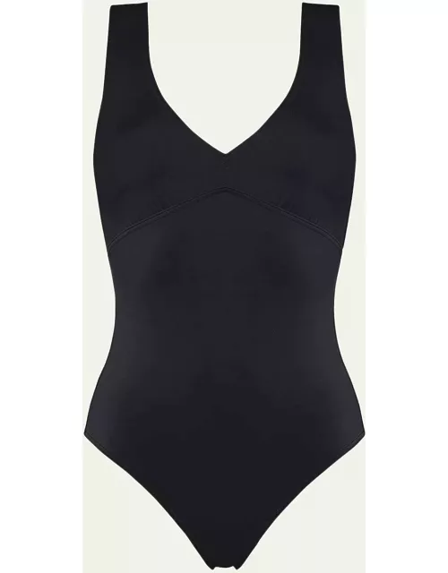 Hold Up Low-Back One-Piece Swimsuit