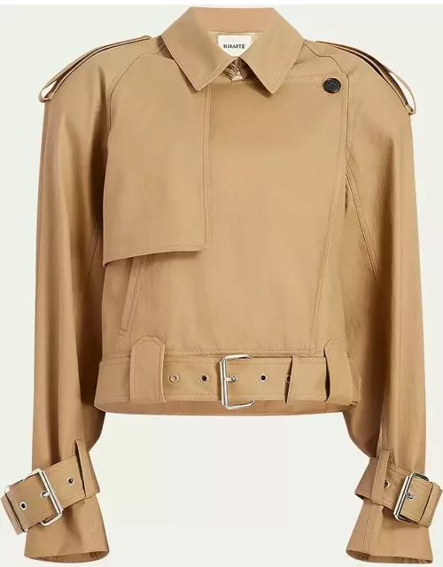 Hammond Cropped Belted Jacket